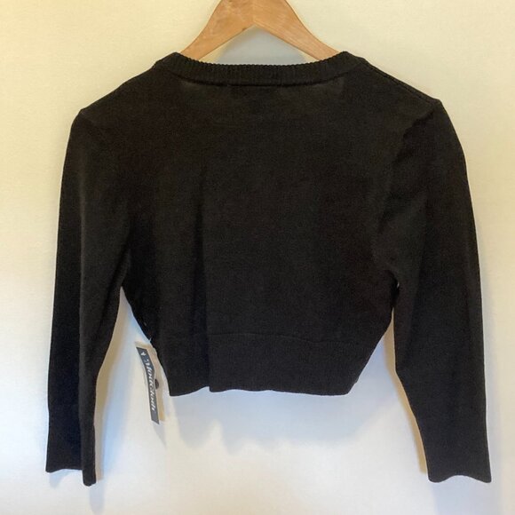 ModCloth Fervour, The Dream of the Crop Cardigan, Black, M, NWT - Picture 2 of 3